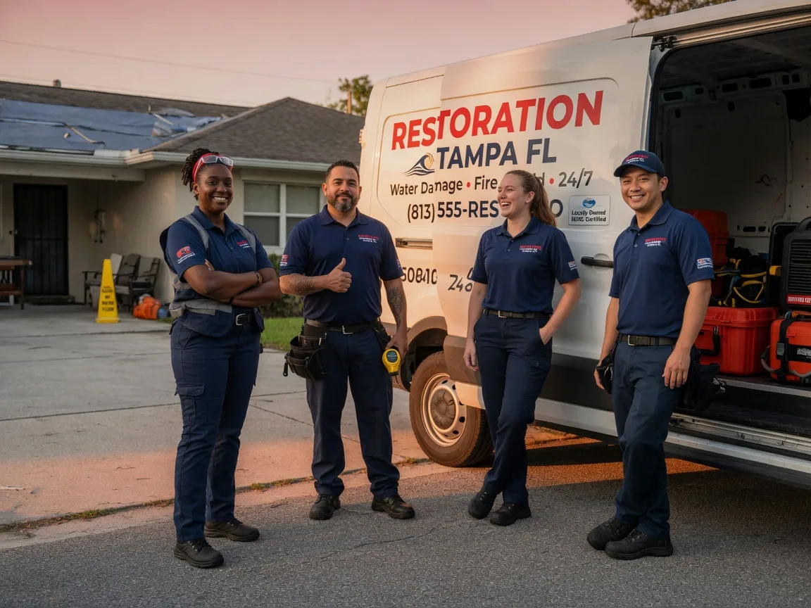 Water Damage Restoration company in New Bloomington, OH